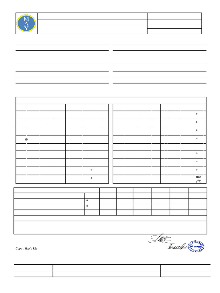 01. LGA2 SOP-08.4-18 Aux Engine Performance Record No.1 JAN 2026 | PDF ...