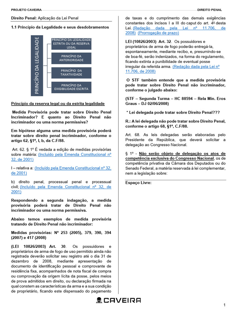 Aplicação Da Lei Penal | PDF | Crimes | Crime e Violência