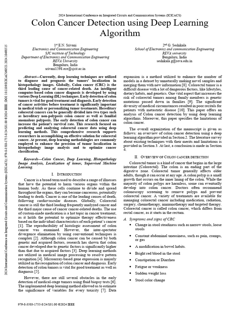 Colon Cancer | PDF | Colorectal Cancer | Cancer