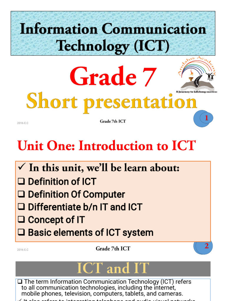 Grade 7 ICT PPT (Updated) - Signed | PDF