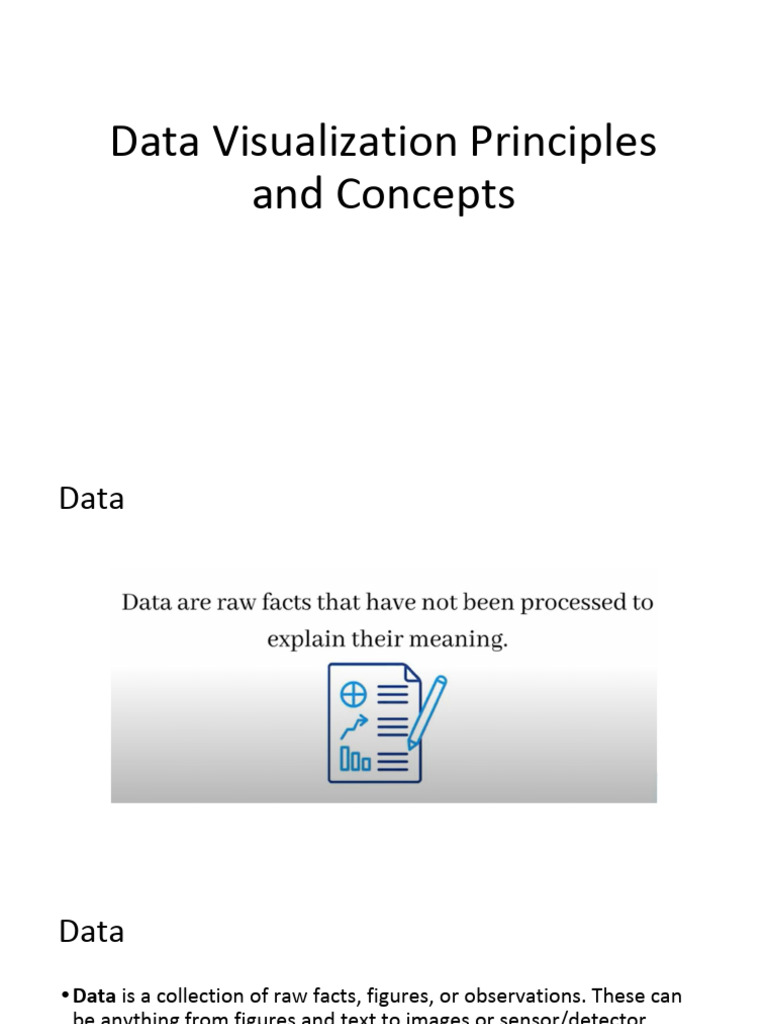 Data Visualization Principles and Concepts | PDF