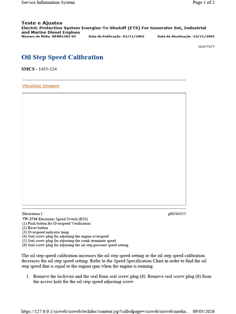 Oil Step Speed Calibration | PDF | Electrical Engineering | Electricity