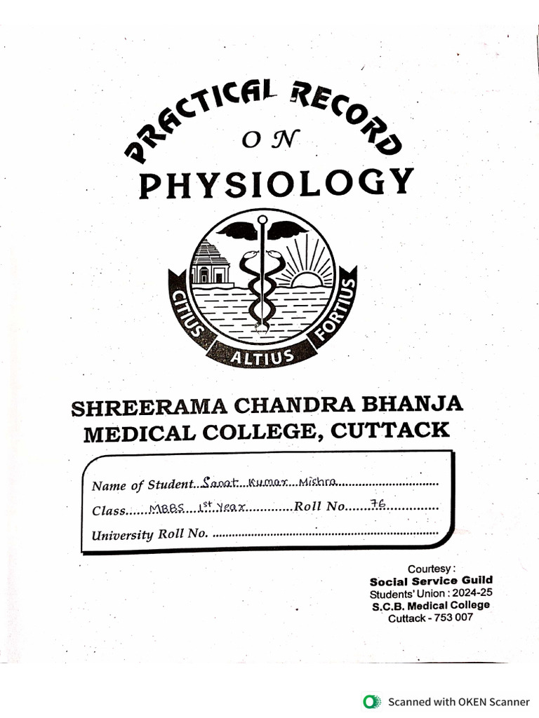 Physiology Record | PDF