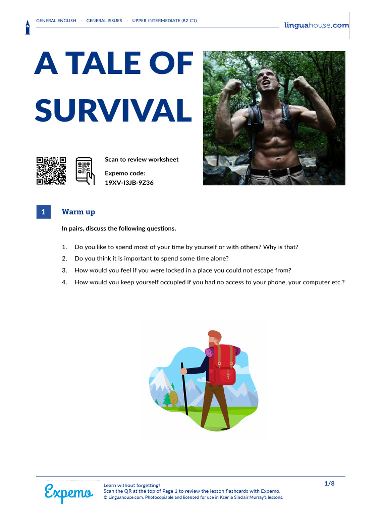 A Tale of Survival British English Student to Share | PDF