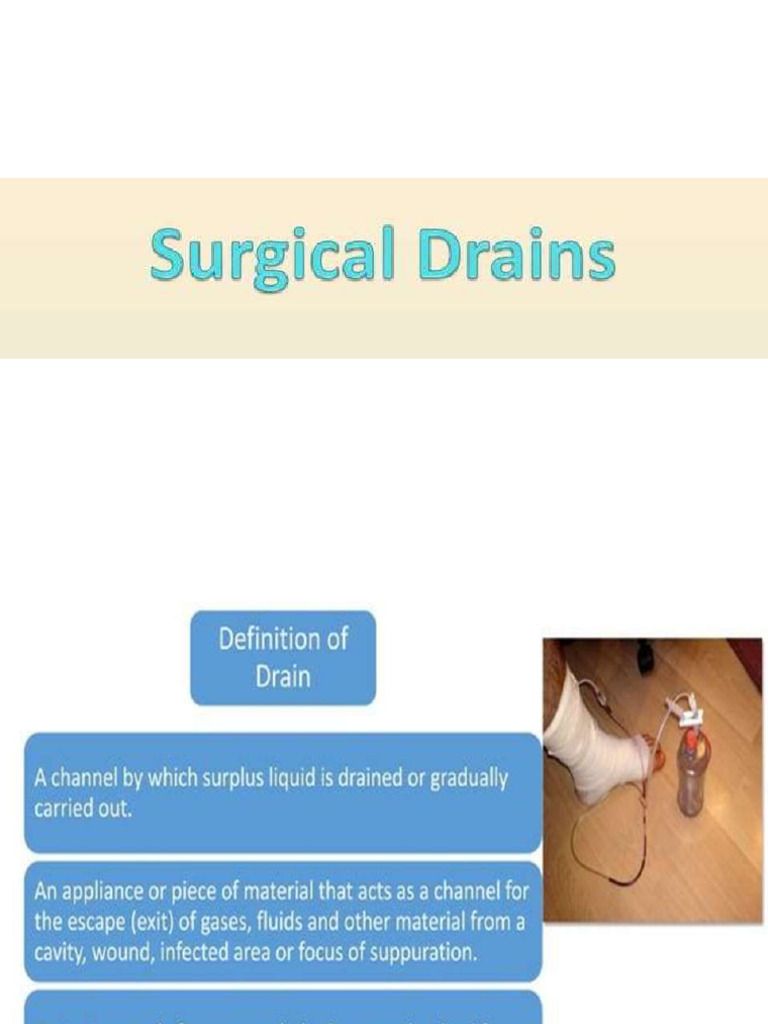 Care of Drain | PDF