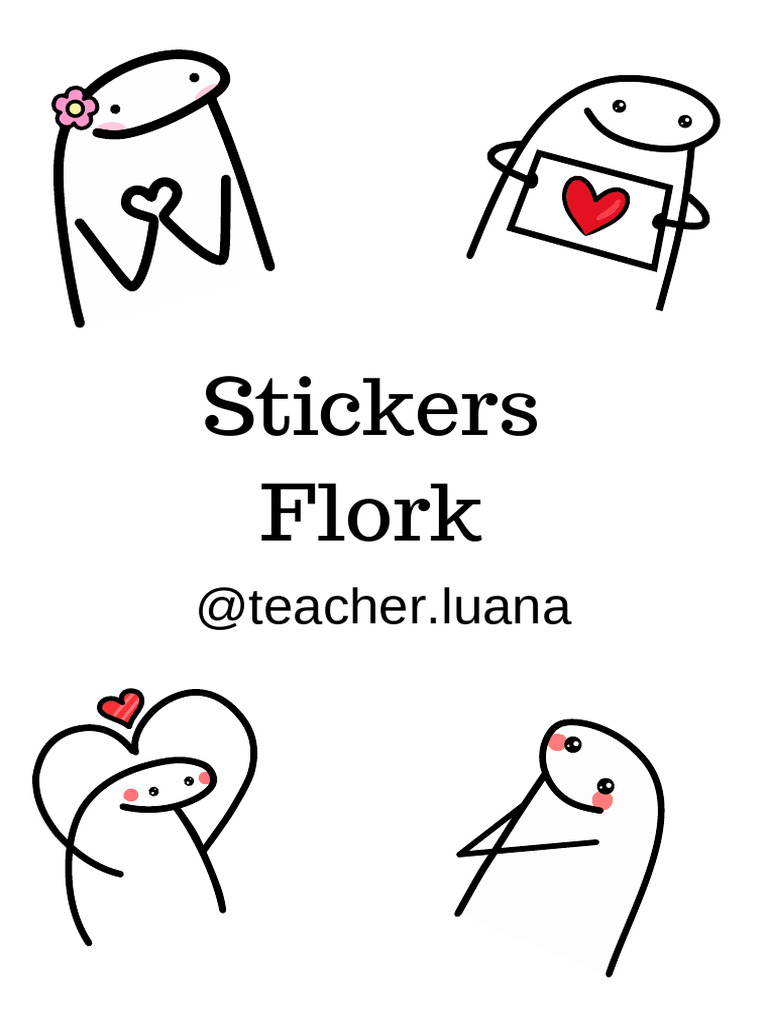 Stickers Flork - Inglês | PDF