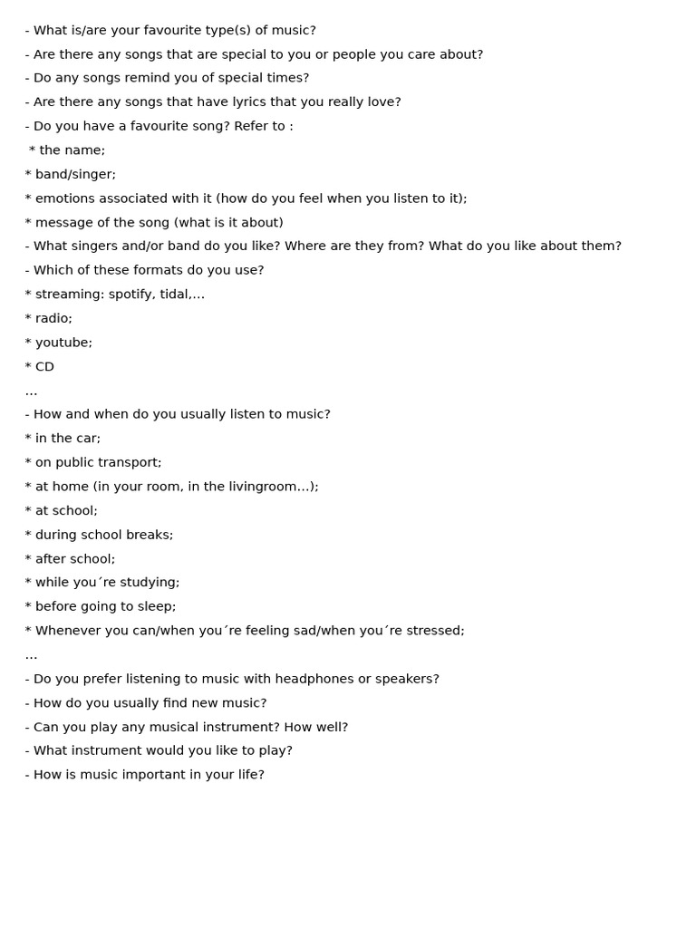 Oral Presentation MUSIC | PDF