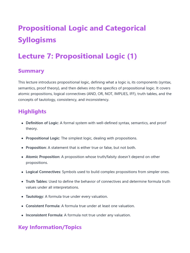 Logical Reasoning Notes | PDF | Logic | Argument
