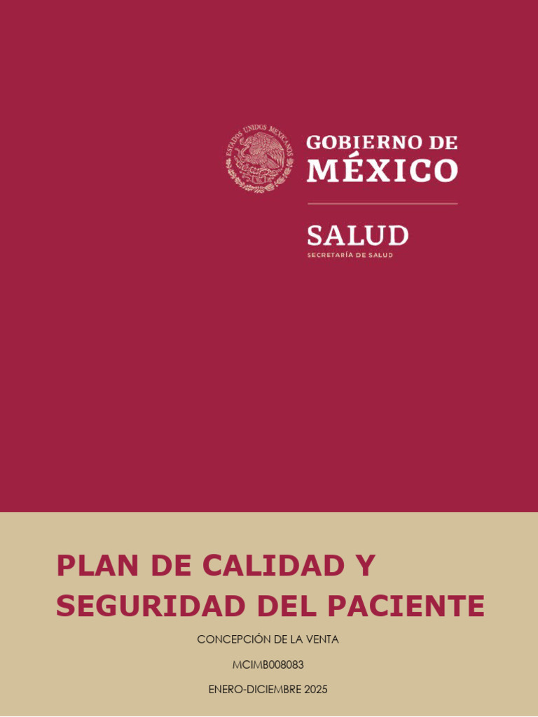 La Venta PCSP - 3 - 2025 | PDF | Seguridad del paciente | Cuidado de la ...