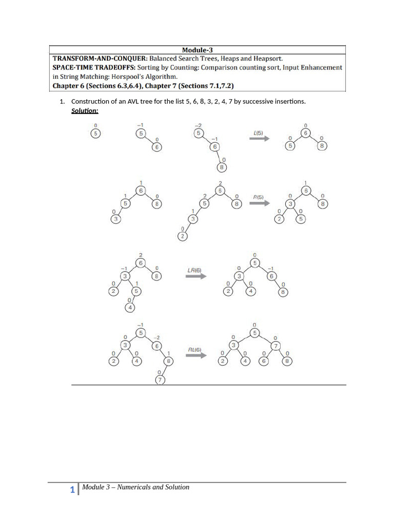 Module 3 Numericals With Solution | PDF