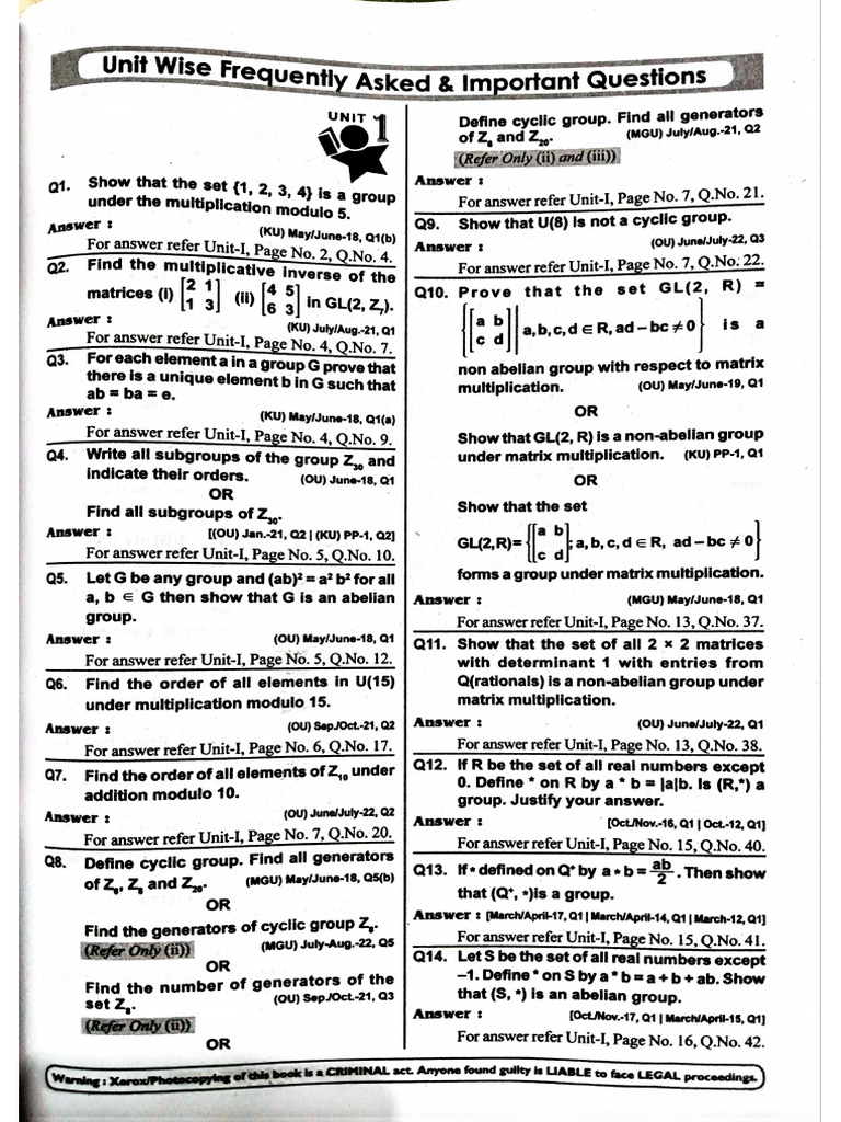Maths Imp Questions | PDF
