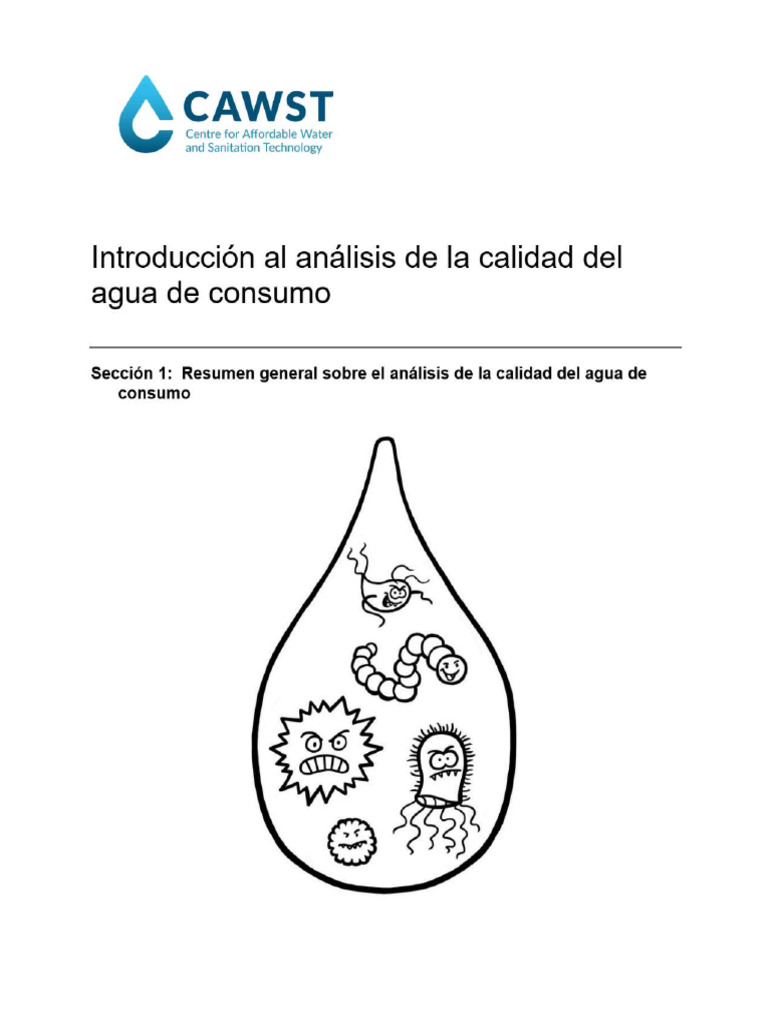 Introduccion Al Analisis de La Calidad Del Agua de Consumo | PDF
