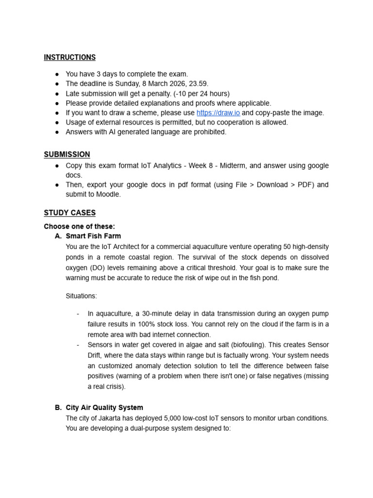 IoT Analytics - Week 8 - Midterm - 2026 | PDF | Computing | Computer ...