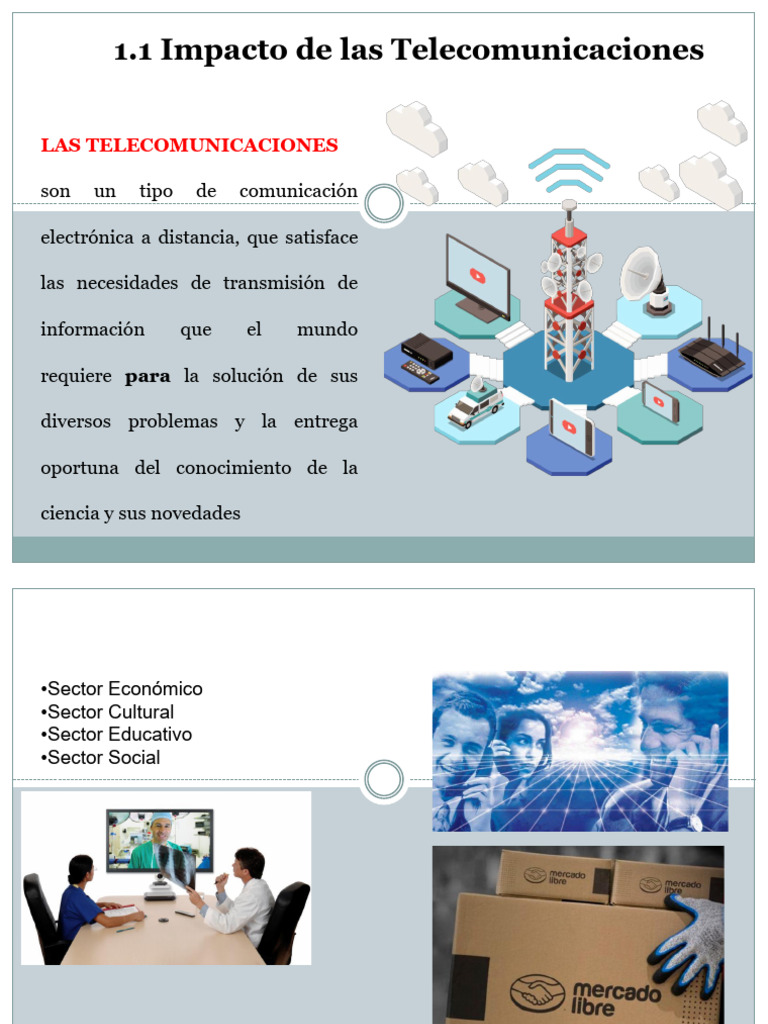 1.1 Impacto de Las Telecomunicaciones | PDF