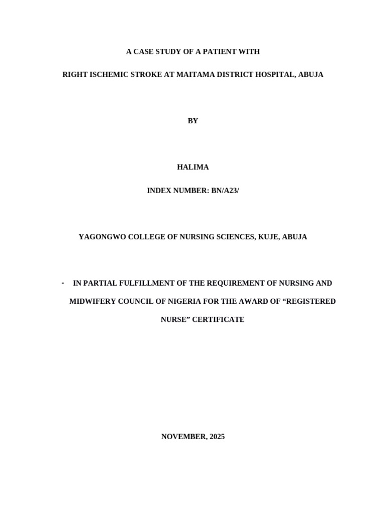 A CASE STUDY OF A PATIENT WITH | PDF