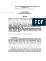 Pengaruh Kepribadian Dan Dukungan Organisasi Terhadap Ocb-O Dan Ocb-I Dosen (Studi Pada Universitas Palangka Raya)