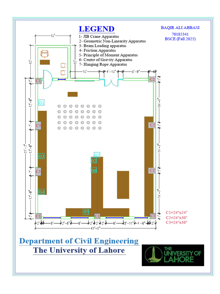 Lab Layout Model A3 | PDF