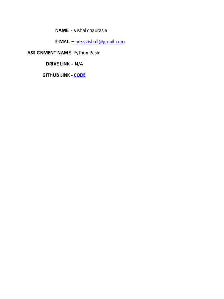 Python Basic | PDF