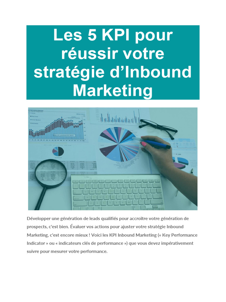 Les 5 KPI Pour Réussir Votre Stratégie D'inbound Marketing | PDF ...