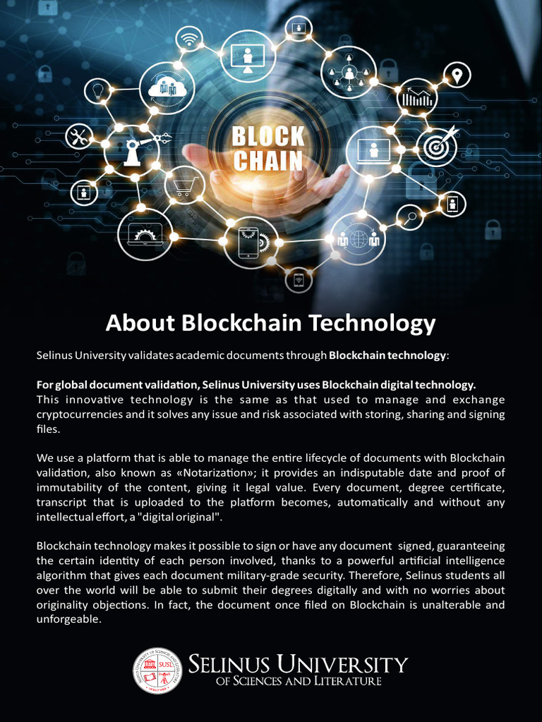 About Blockchain Technology | PDF