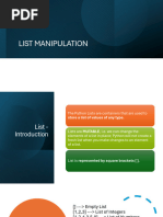 Python Lists: Operations and Outputs | PDF | Computer Programming ...
