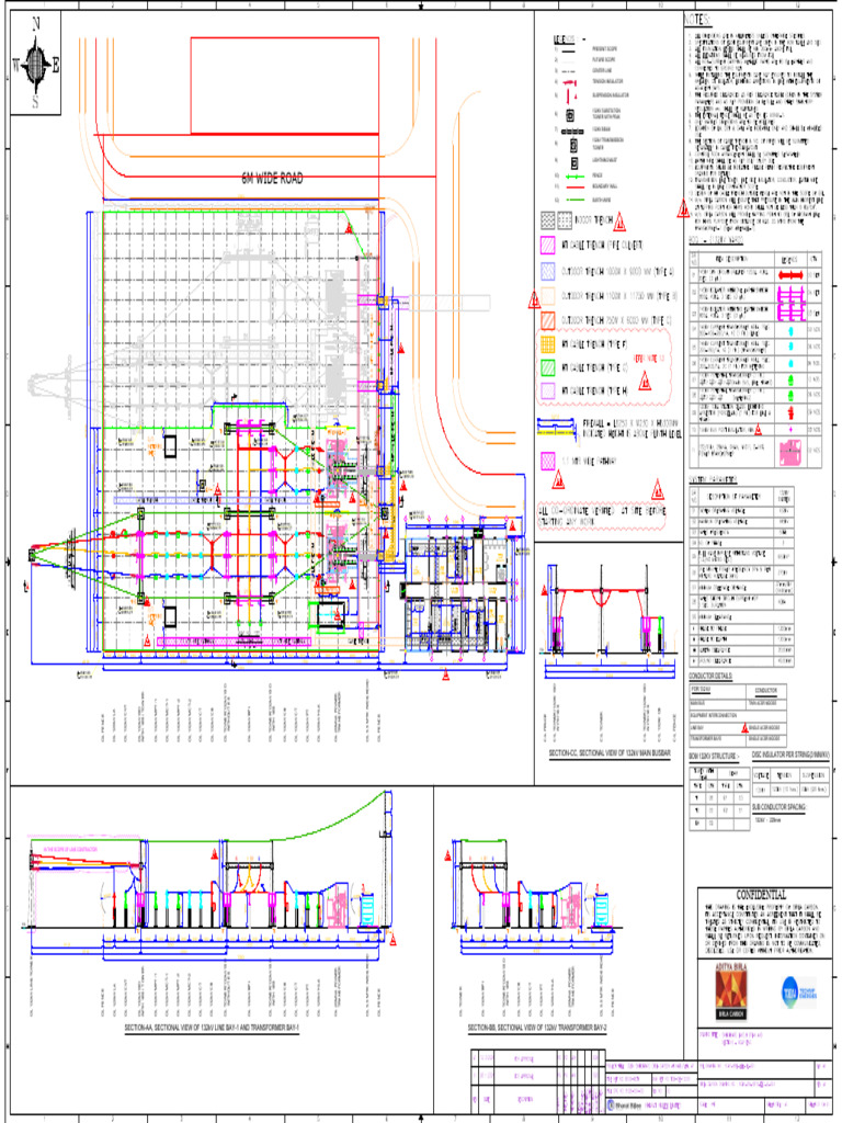 BCAP 9B V016 ELC G 001_A1_Switchyard Plan Layout BCAP End Revised Model ...