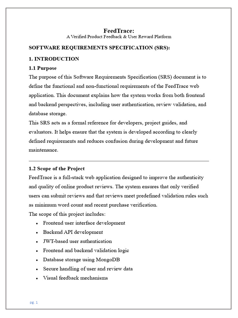 Revised Software Requirements Specifications (2) | PDF | Databases ...