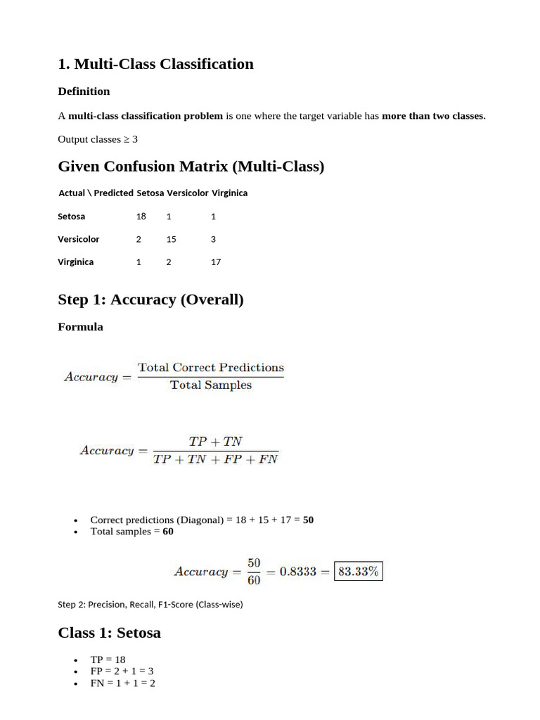 Problems in Unit1 | PDF | Statistical Classification | Statistical Data ...