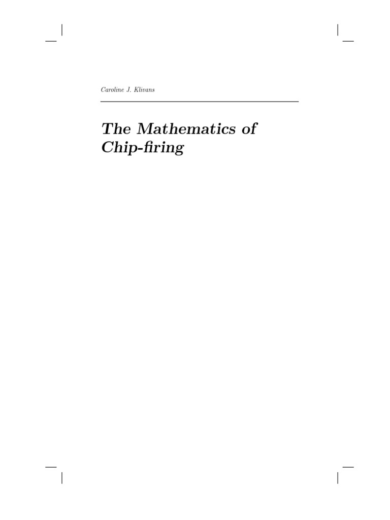 Chip Firing | PDF | Combinatorics | Mathematics