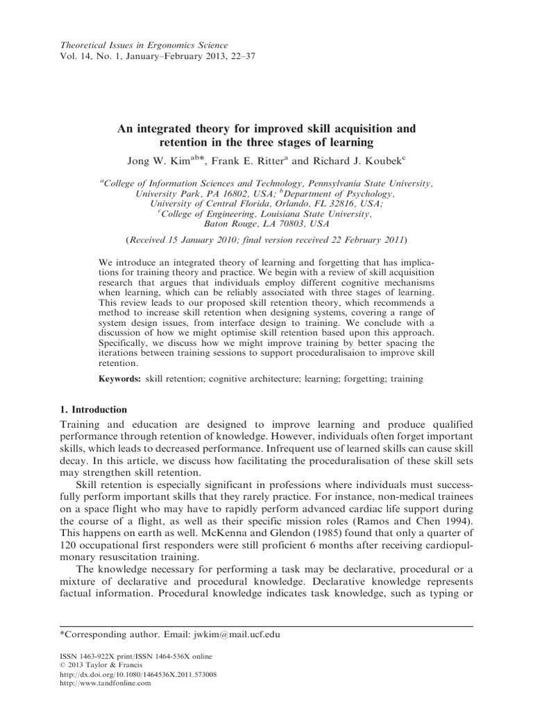 (Important for 3d and 2d Art - How Does Knowledge Become Procedural ...