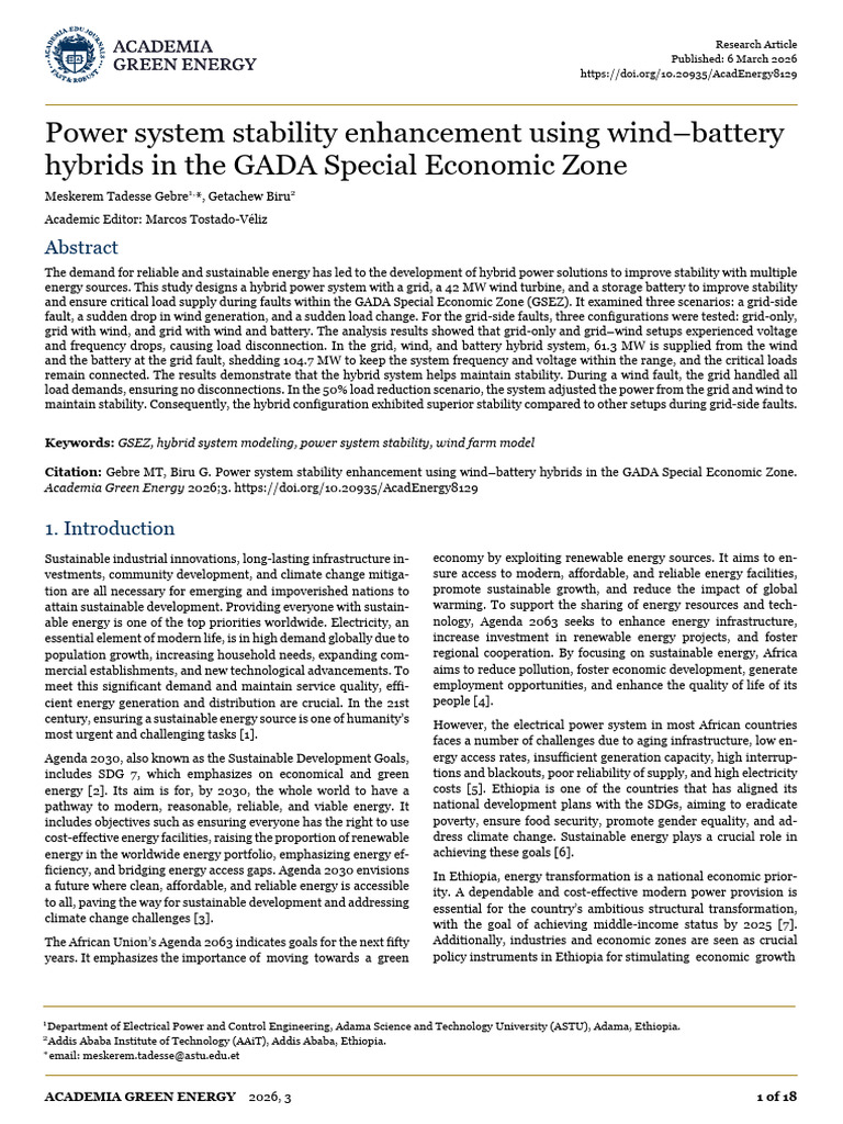 Power System Stability Enhancement Using | PDF | Wind Power ...