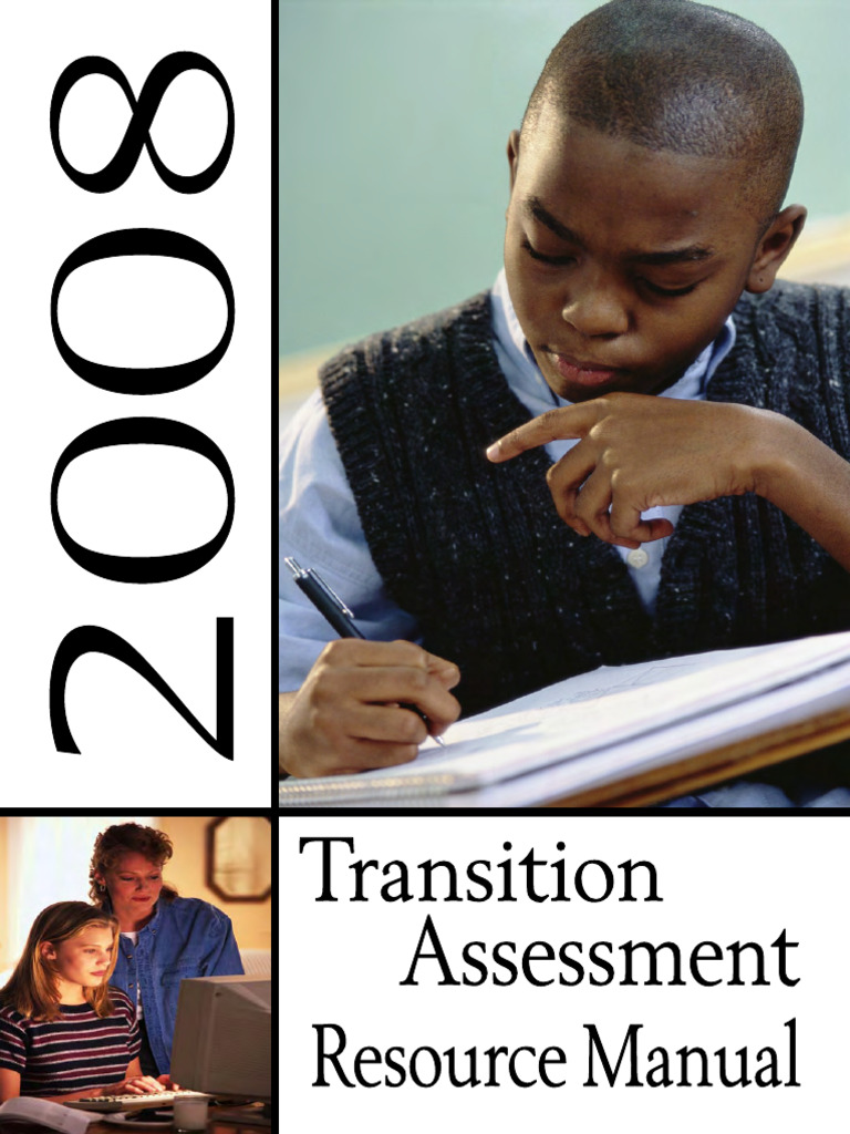 Transition Assessment Manual | PDF | Individualized Education Program ...