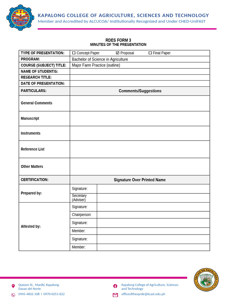 RDES-FORM-3 (1) | PDF