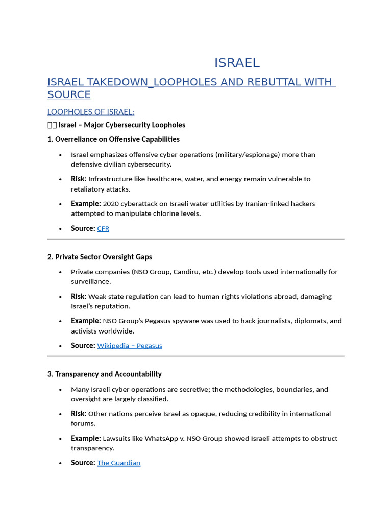 ISRAEL (1) | PDF | Computer Security | Security