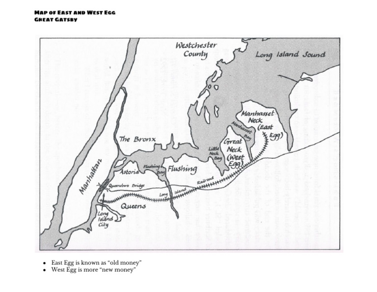 Map of East and West Egg 2 | PDF
