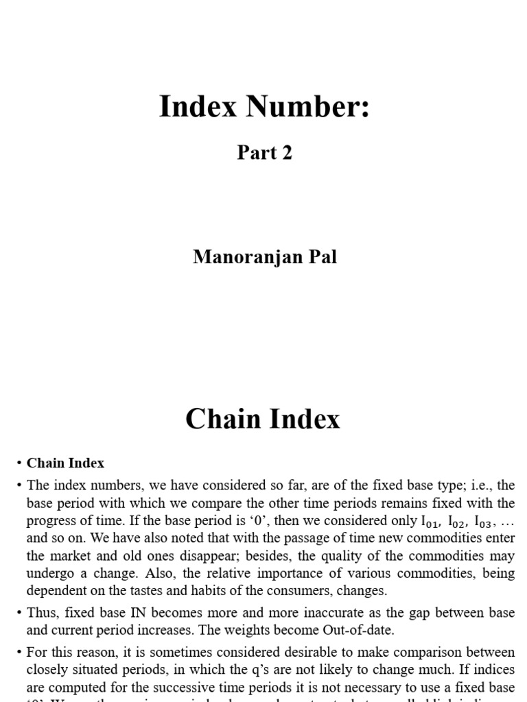 02_IndexNumber_Part2 | PDF | Cost Of Living | Consumer Price Index