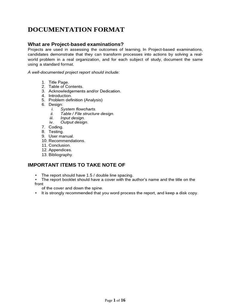 Documentation Guideline | PDF | Databases | System