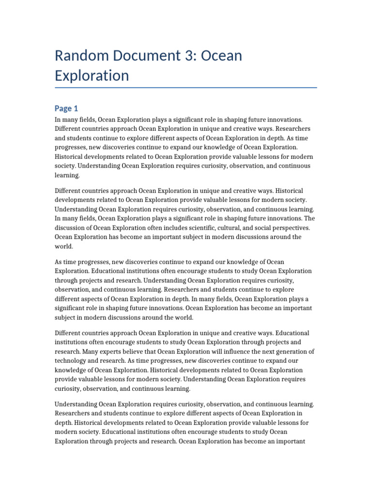 Random Document 3 | PDF | Learning | Knowledge