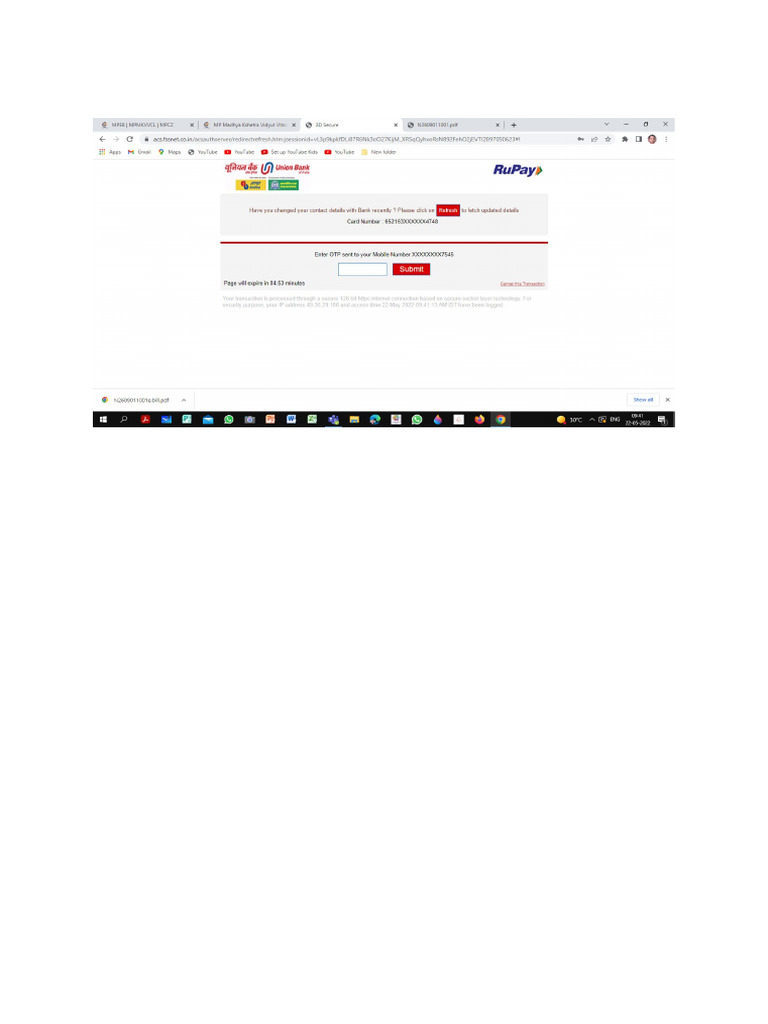 April 22 E.bill Payment Receipt | PDF