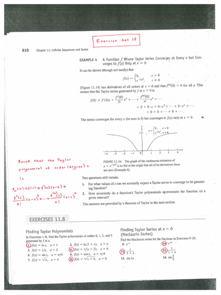 118-Exercise Set 17 | PDF