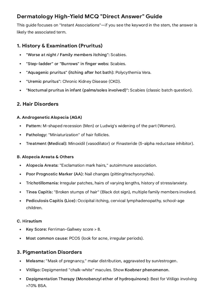 Derma Basics v1.2 | PDF