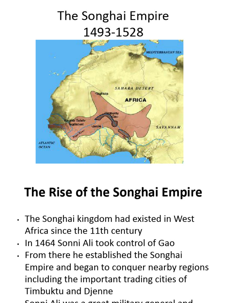 Songhai History Notes | PDF