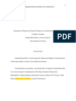 Instrumentos de Valoración de Riesgo de Violencia