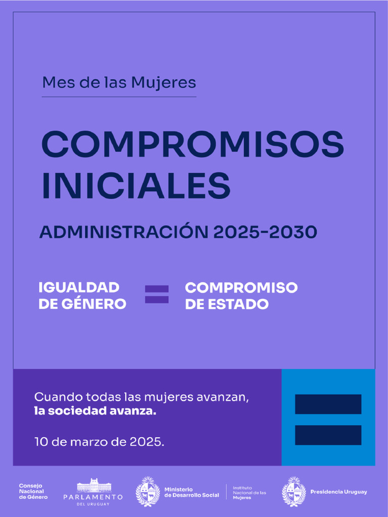 INMUJERES - IGUALDAD DE GÉNERO COMPROMISO DE ESTADO - Líneas ...
