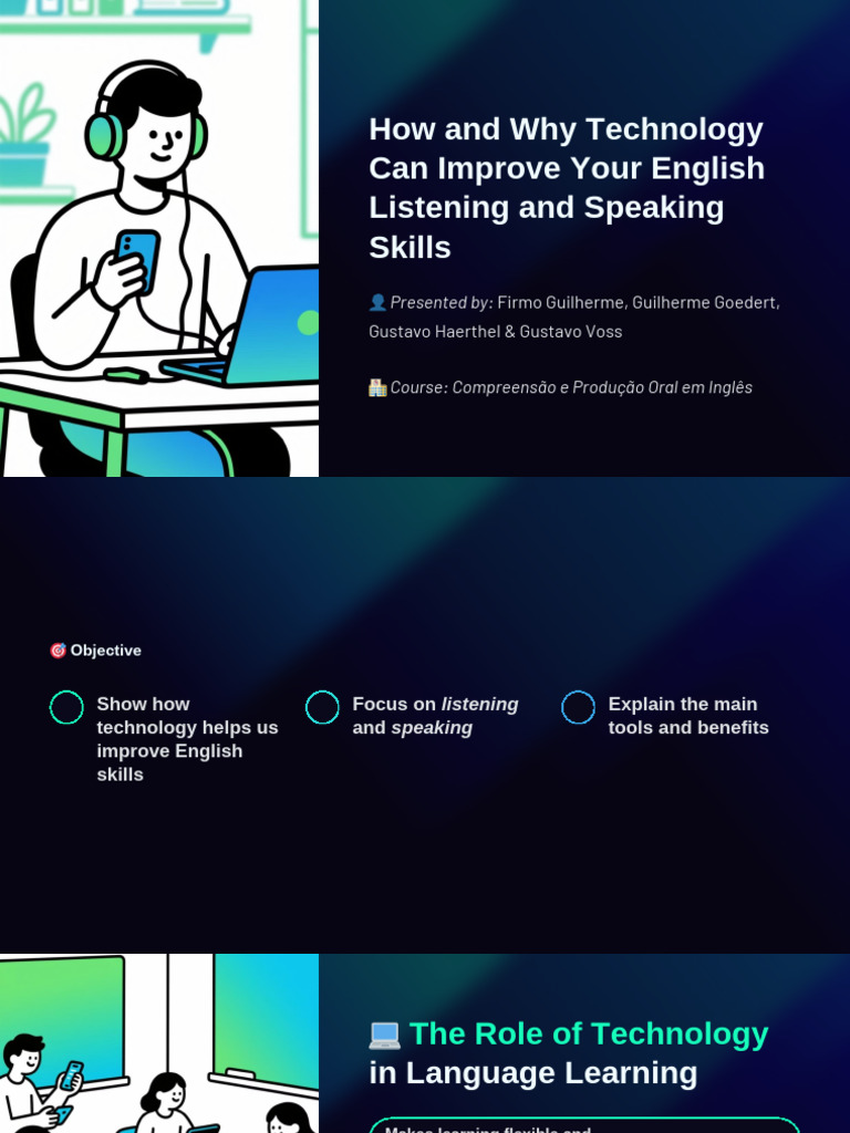 How and Why Technology Can Improve Your English Listening and Speaking ...