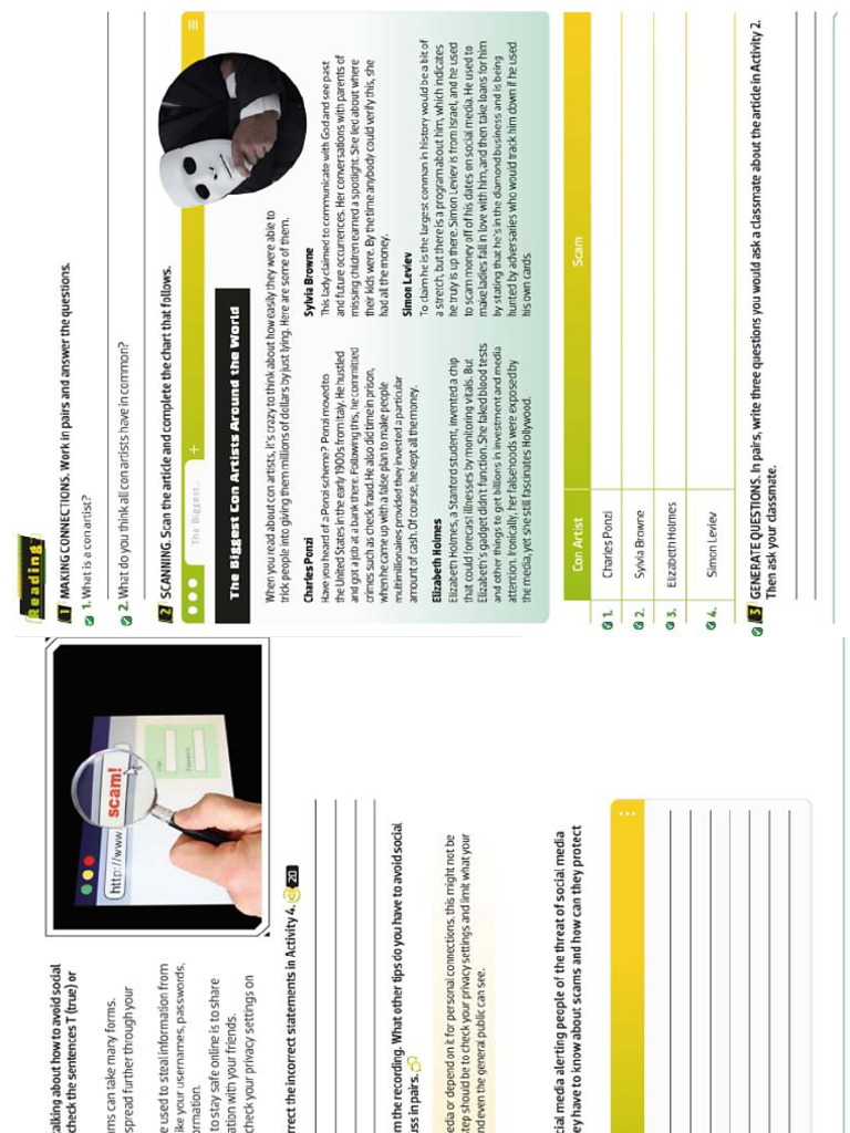 HT5 UNIT 2 - Reading - Writing | PDF