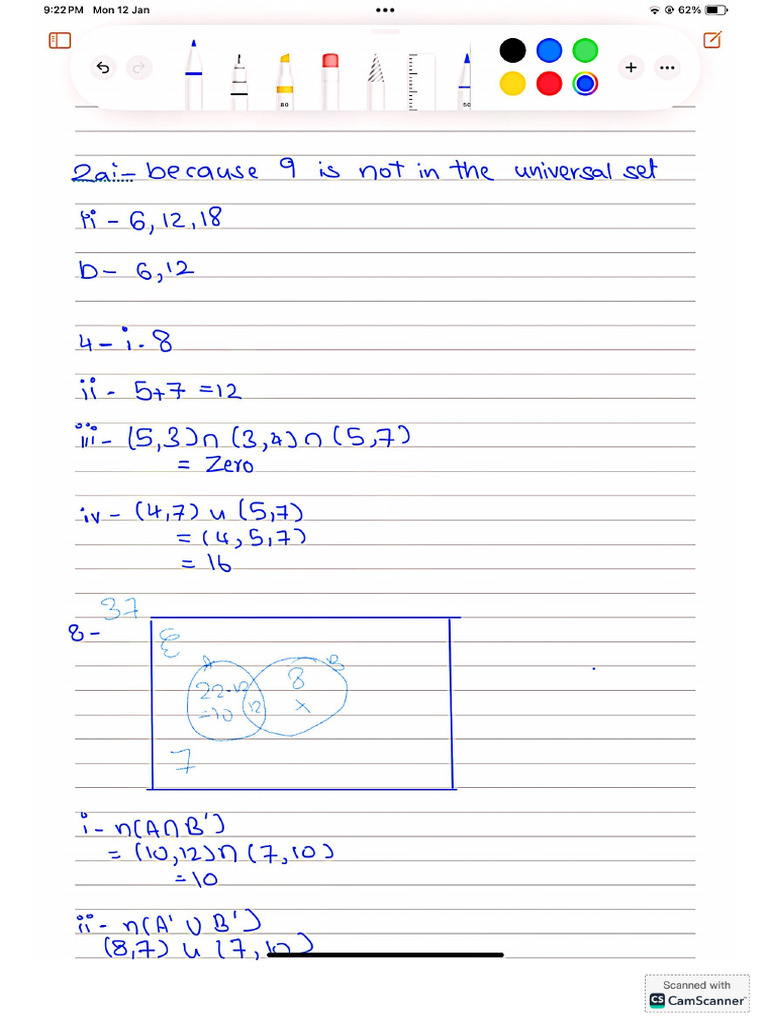 12jan Math Cw | PDF