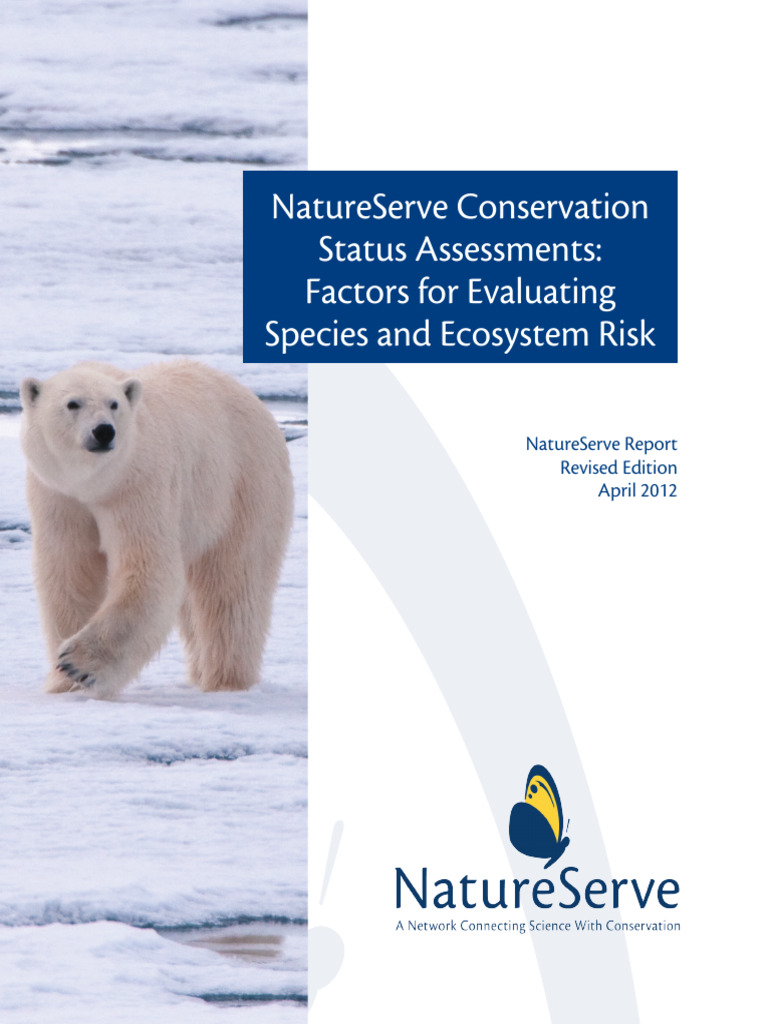 Natureserve Conservation Status Assessments Factors For Evaluating ...