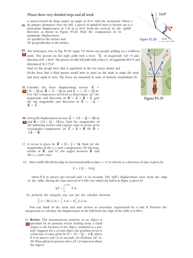 9-29 Homework | PDF | Euclidean Vector | Force