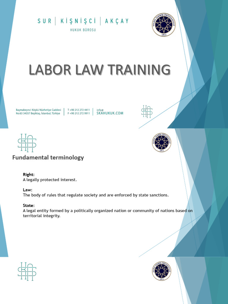 12th Week Lecture Notes | PDF | Employment | Labour Law